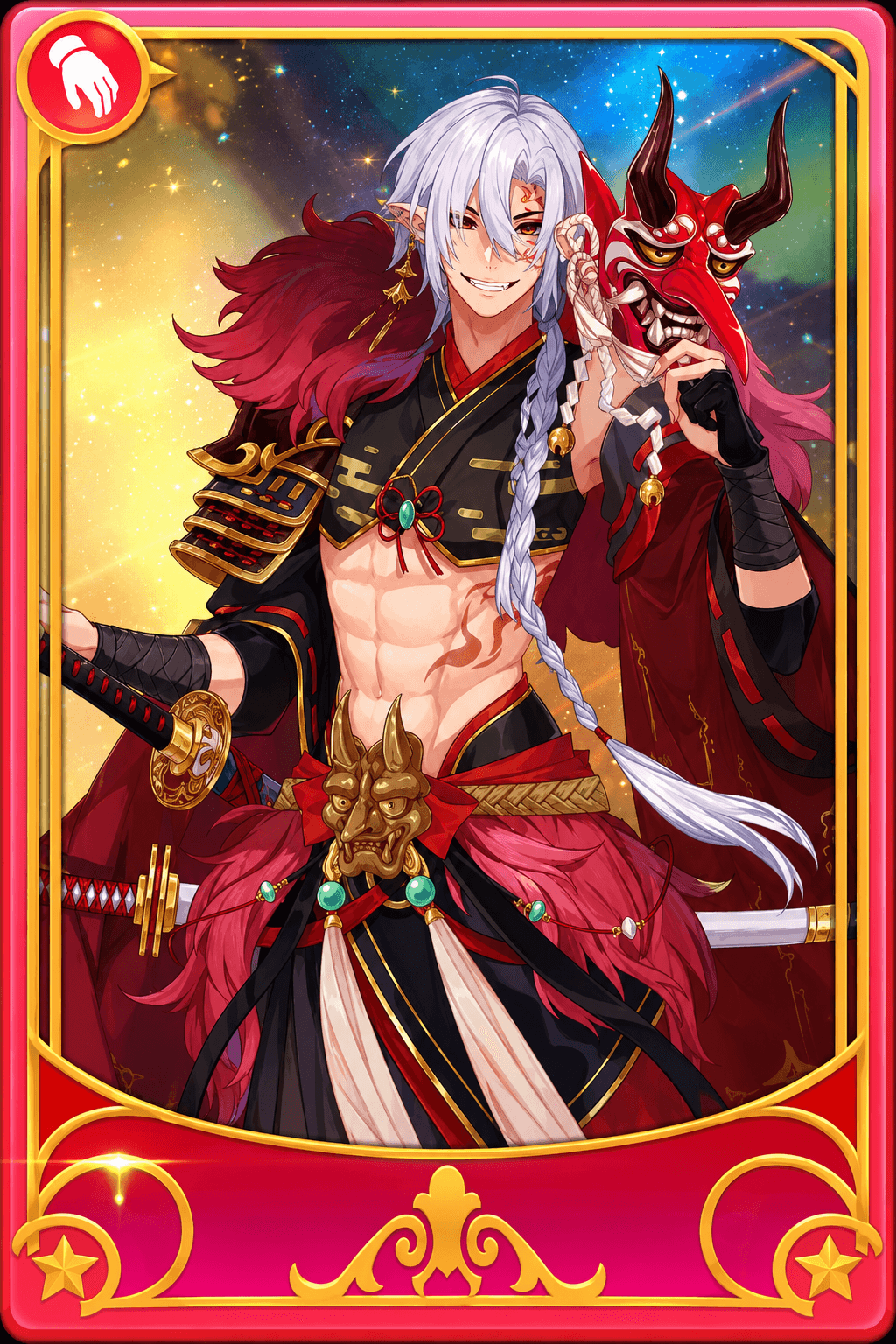 Shining Red Oni Samurai