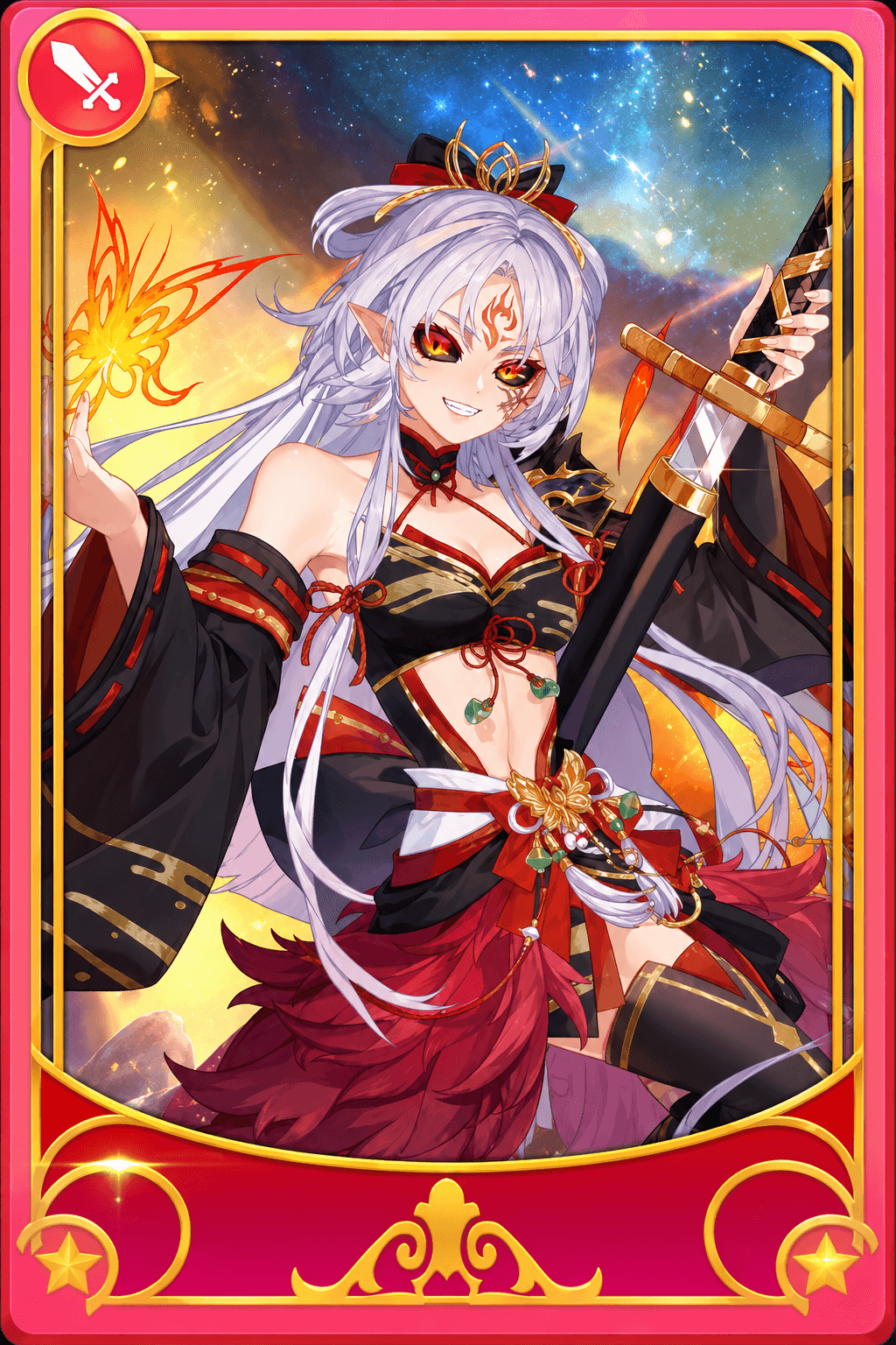 Shining Red Sword Enchantress